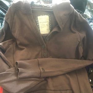 Hard to find Aeropostale Brown Hoodie XL-long